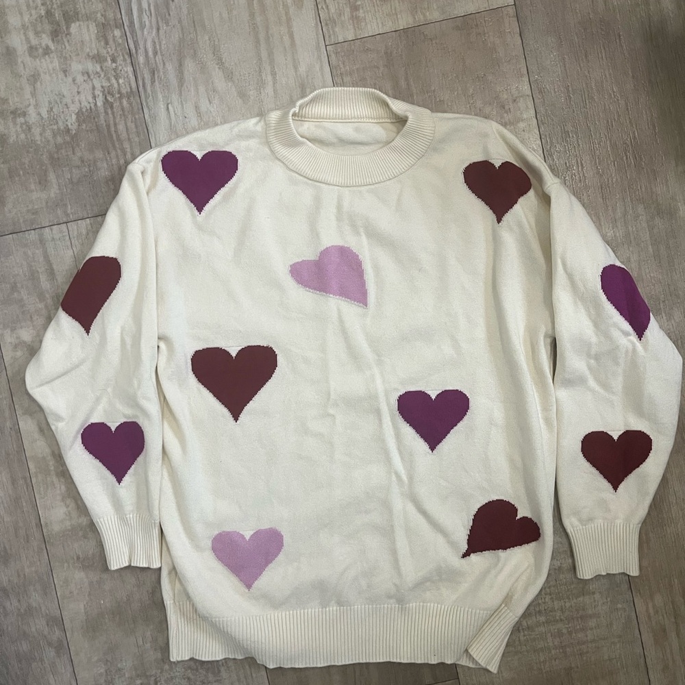Sparkle in Pink Valentine Sweater